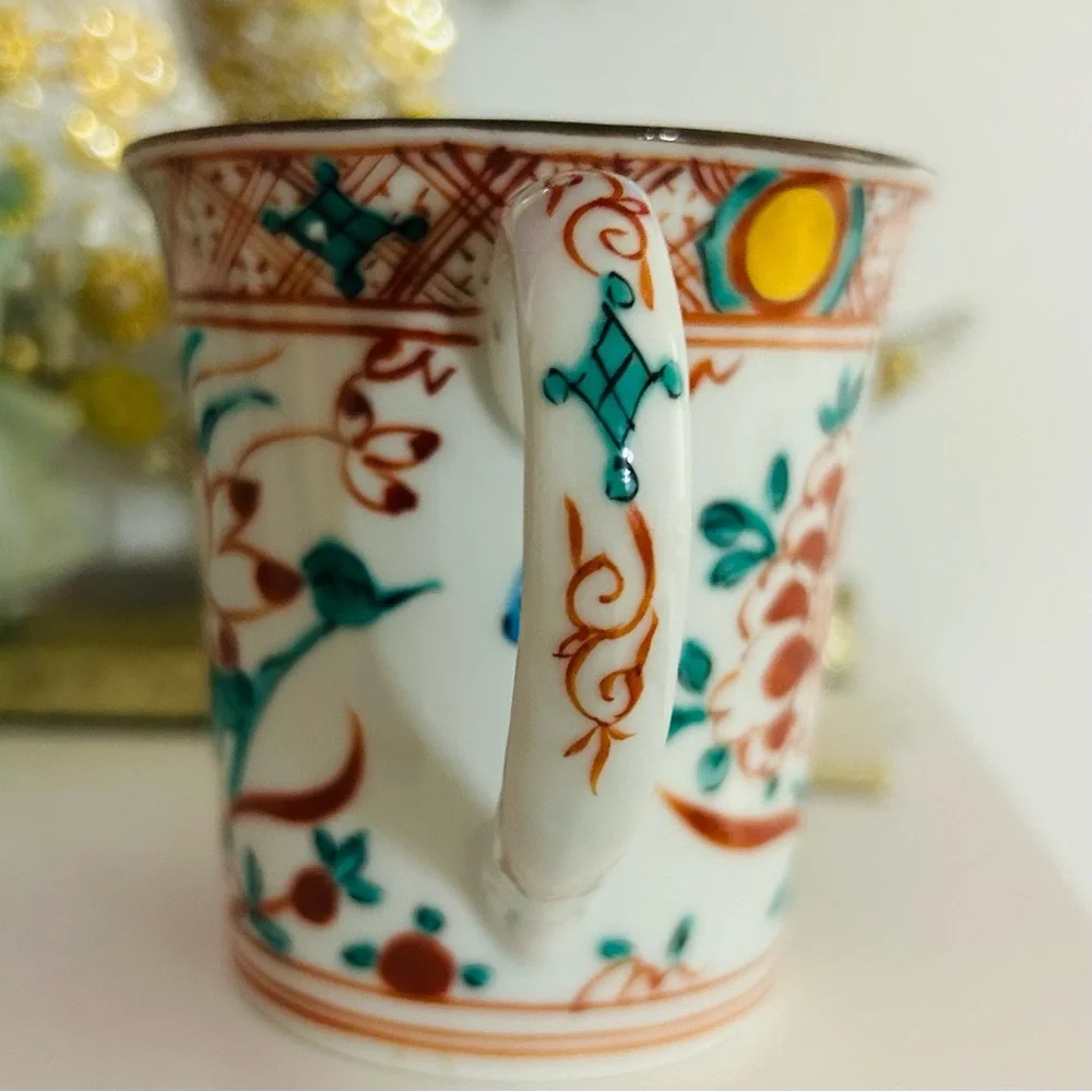 Hand painted Japanese porcelain cup